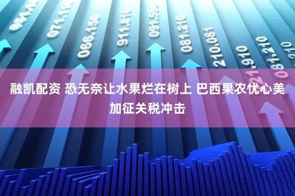 融凯配资 恐无奈让水果烂在树上 巴西果农忧心美加征关税冲击
